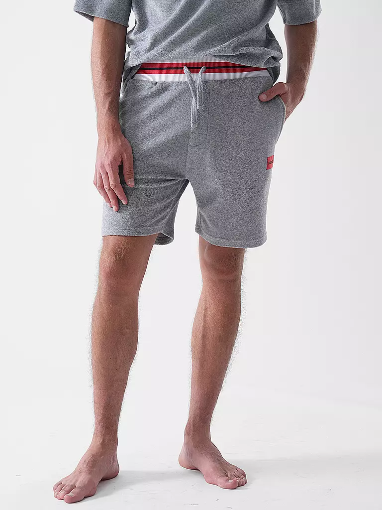 HUGO |  Loungewear Shorts JAXON | hellgrau