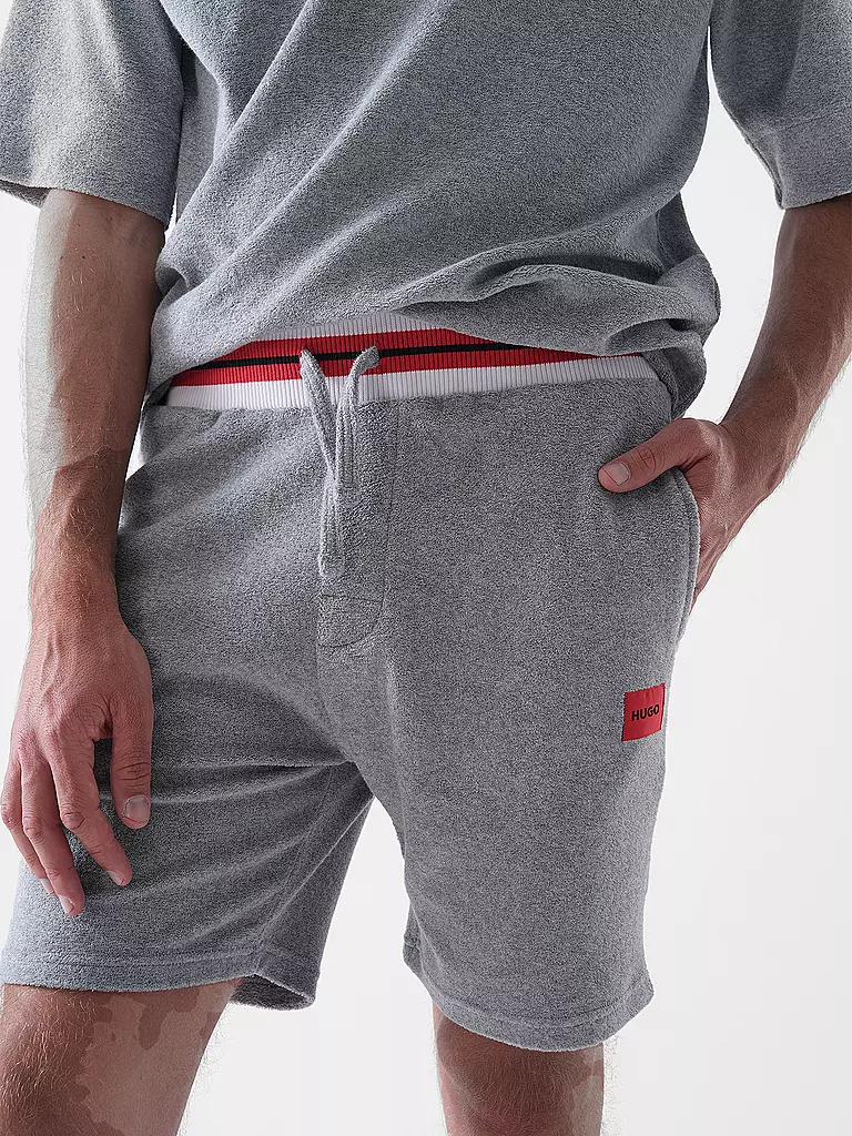 HUGO |  Loungewear Shorts JAXON | hellgrau
