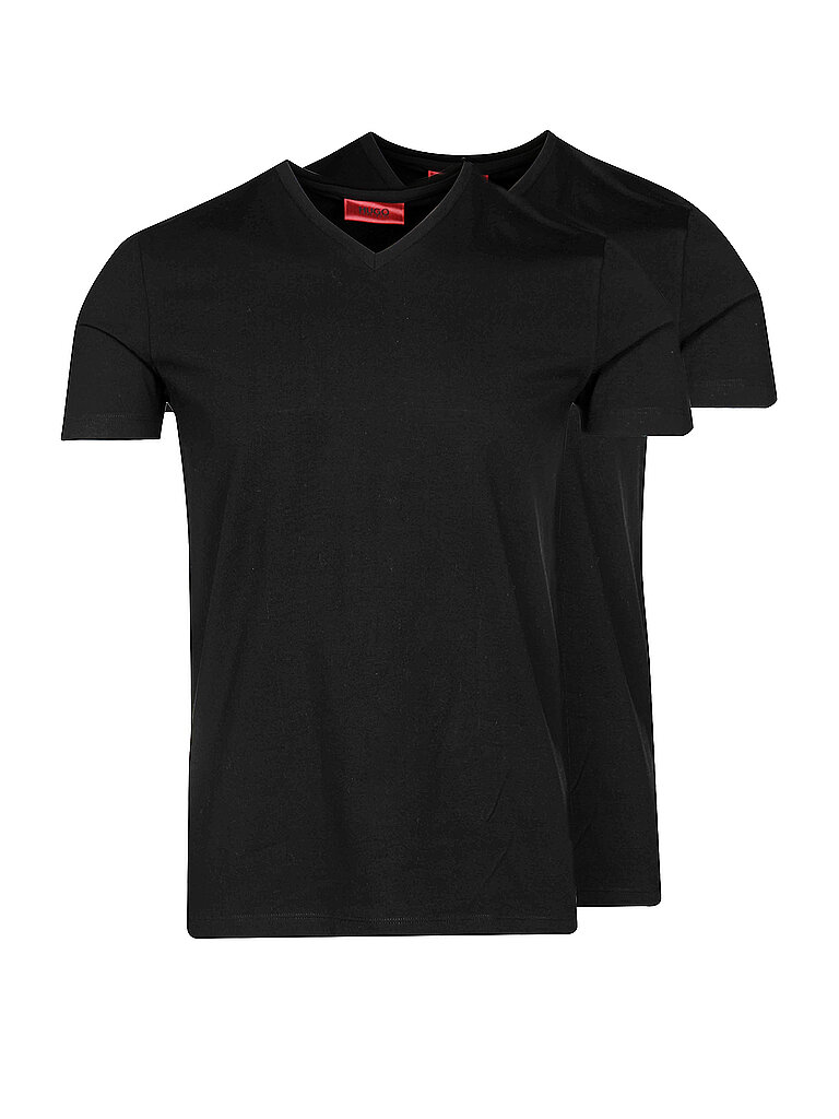 HUGO T-Shirt 2-er Pkg. schwarz | S