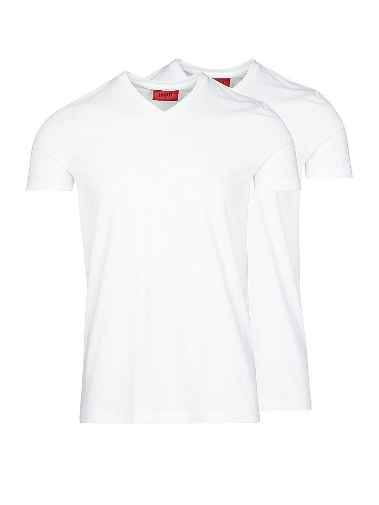 HUGO T-Shirt 2-er Pkg. weiss S herren