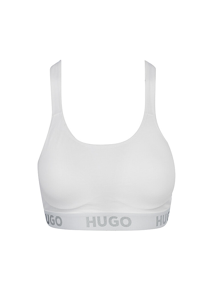 hugo sport bustier weiss | xs