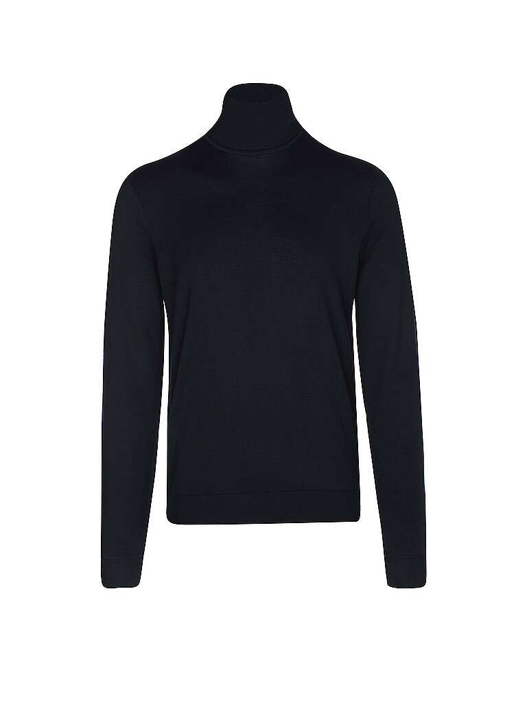 HUGO Rollkragenpullover SAN THOMAS dunkelblau | S