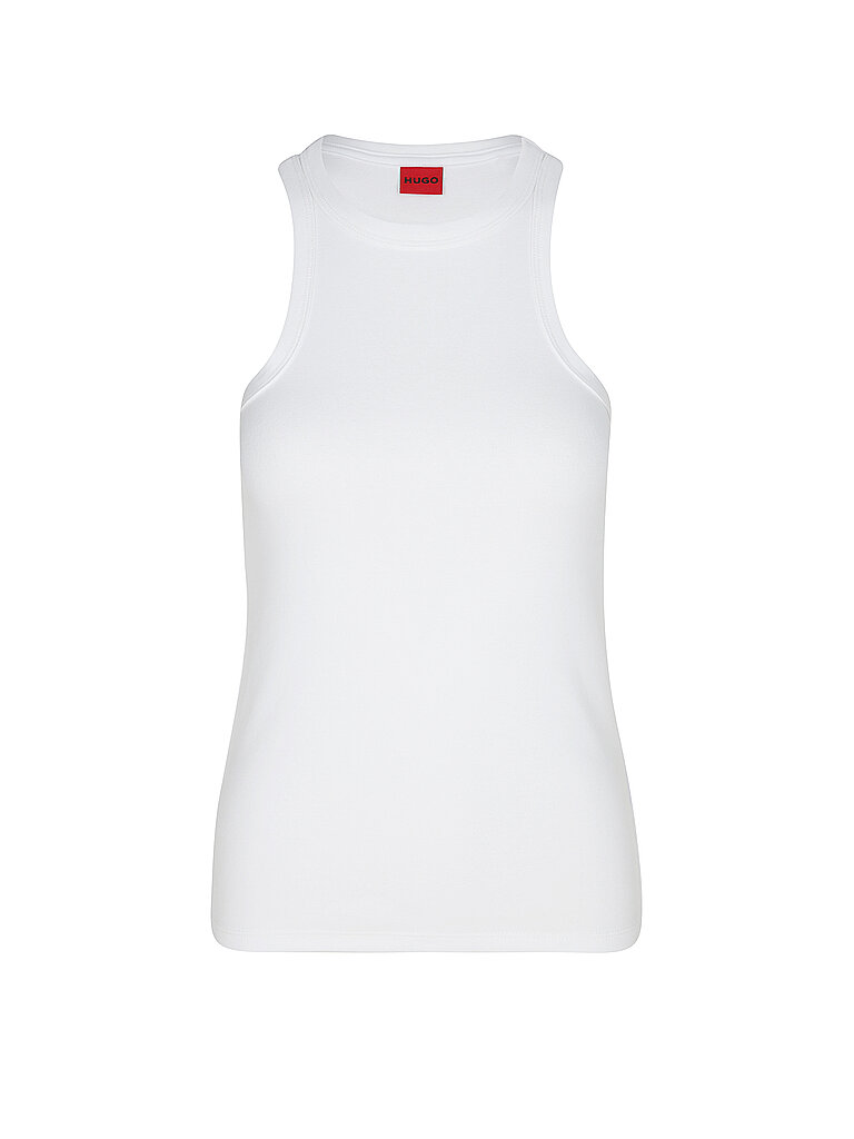 HUGO Tanktop THE PLAIN weiss XL damen