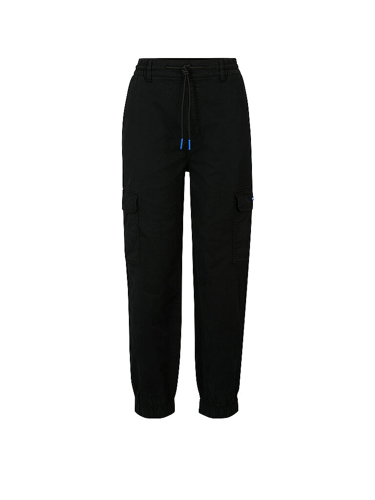 HUGO Cargohose Relaxed Fit HISUNE-1-D_B schwarz | 40