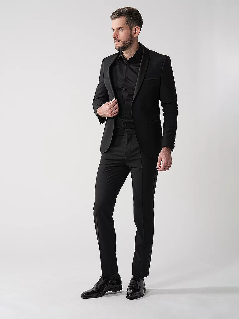 HUGO 50476333 Blazer Black 46 2