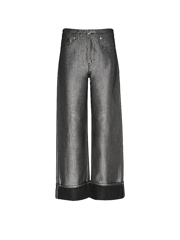 HUGO Jeans Wide Fit GEALENA silber 27/L32 damen