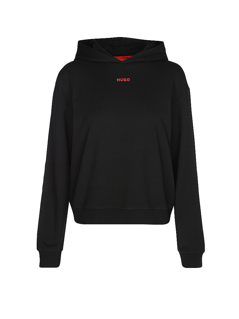HUGO Loungewear Sweater schwarz | M