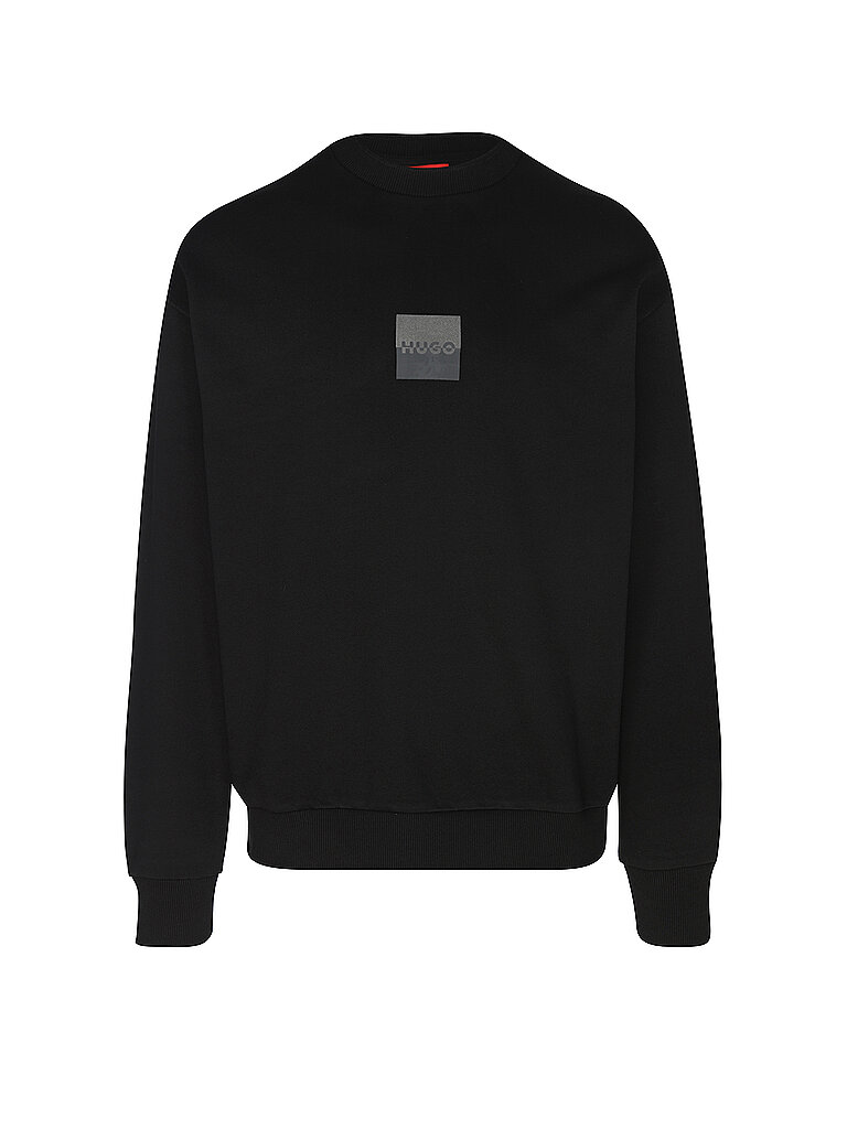 HUGO Sweater DUSPLITED schwarz | M