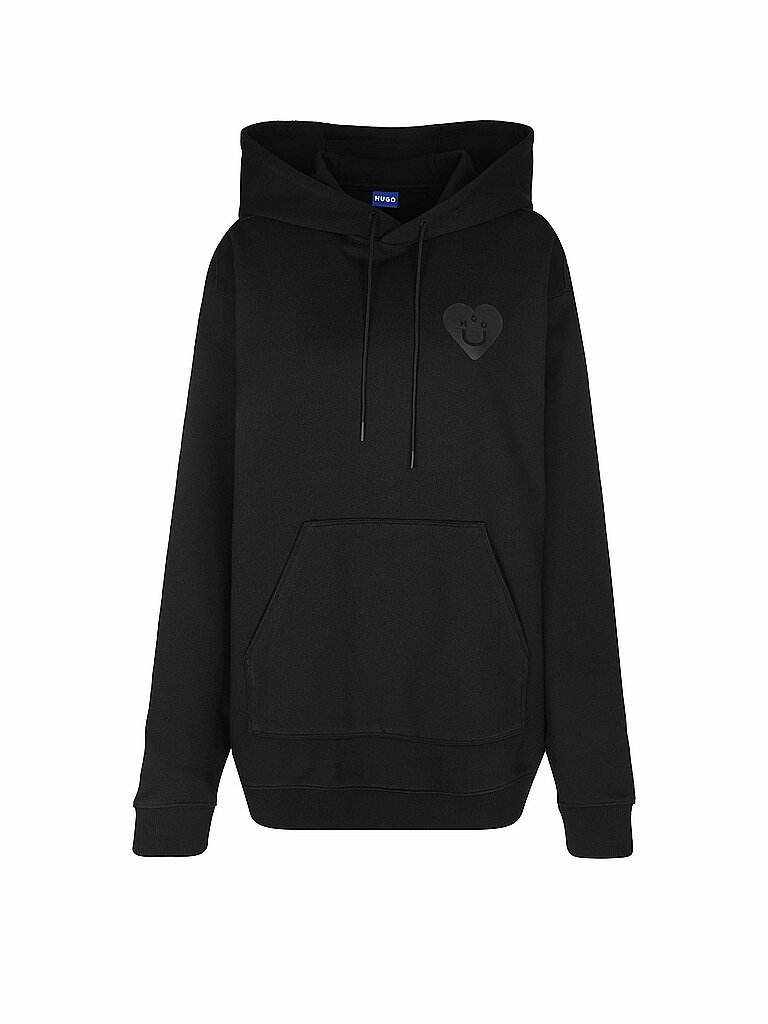 HUGO Kapuzensweater - Hoodie DEJANDRA_B schwarz | XS