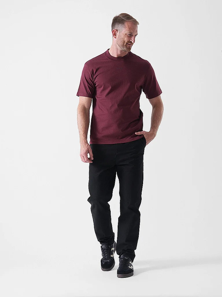 HUGO T-Shirt  dunkelrot   XL herren 3