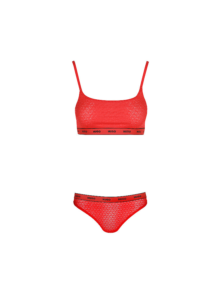 HUGO Unterwäsche Set VALENTINE bright red rot L damen