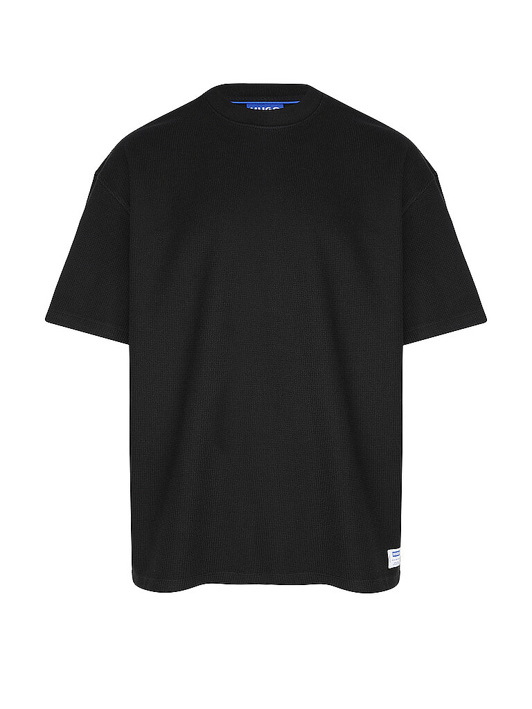 HUGO T-Shirt NUWAFFLE schwarz M herren
