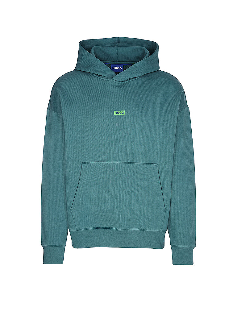 HUGO Kapuzensweater - Hoodie NAZARDO  petrol | XS