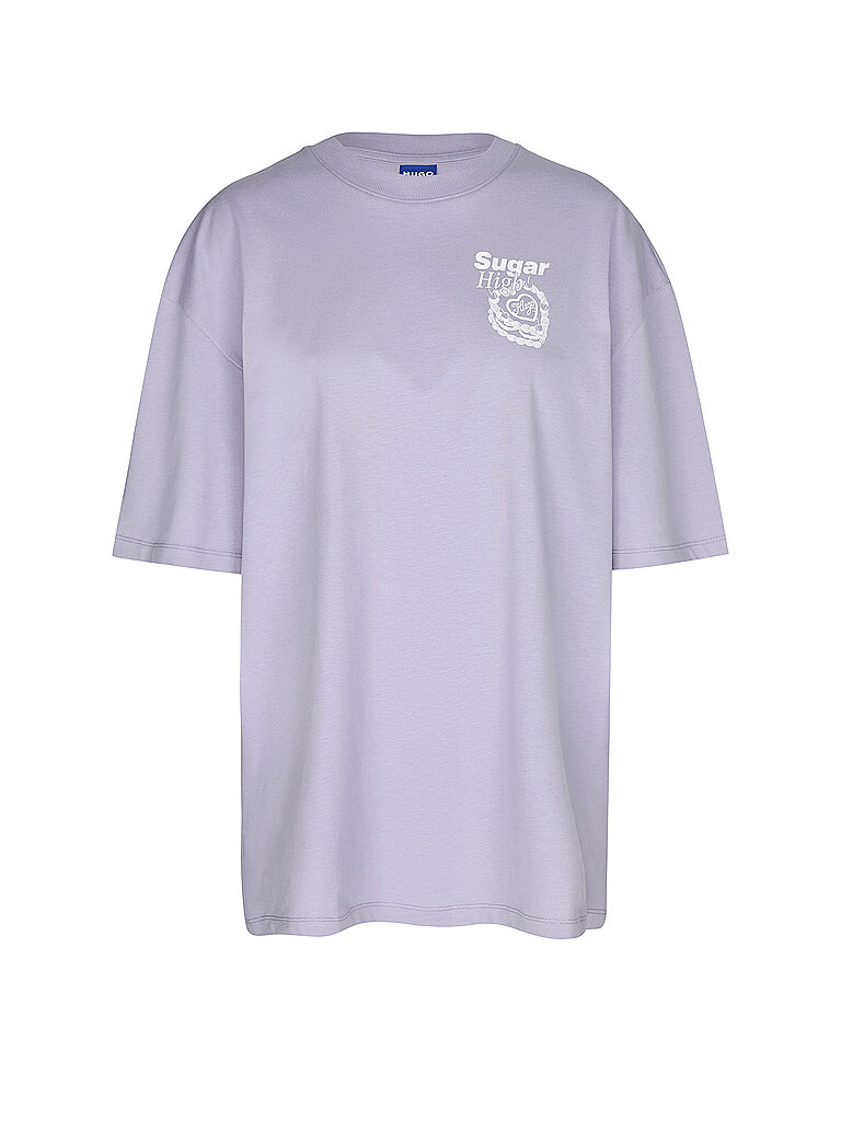 HUGO T-Shirt lila XS damen