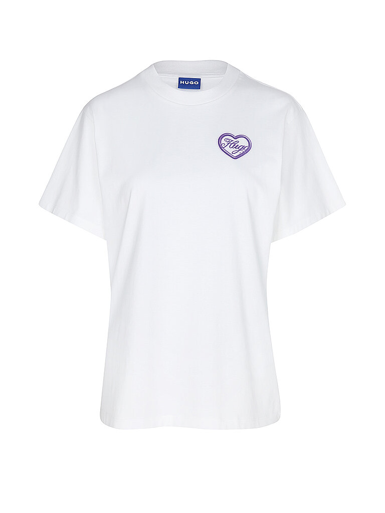 HUGO T-Shirt VINTAGE TEE_B weiss