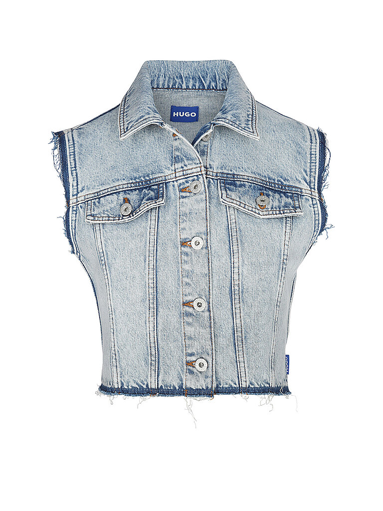 HUGO Gilet Garis_B blau XS damen