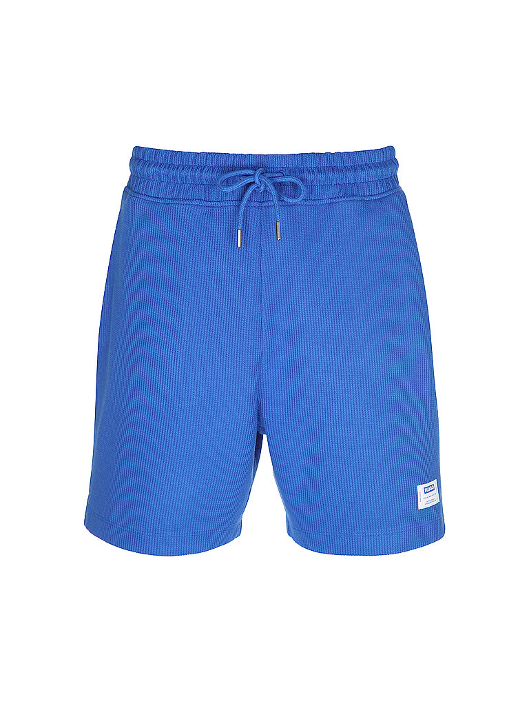 HUGO Shorts NUWAFFLO blau