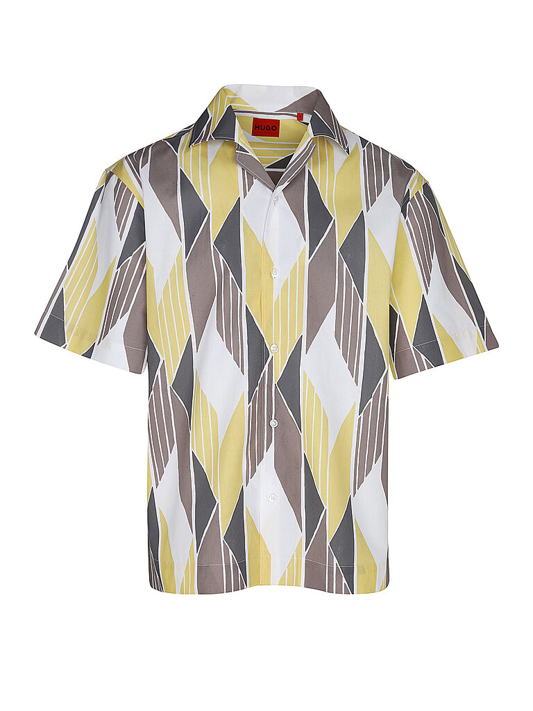 HUGO Hemd Relaxed Fit ESPINO  gelb | S