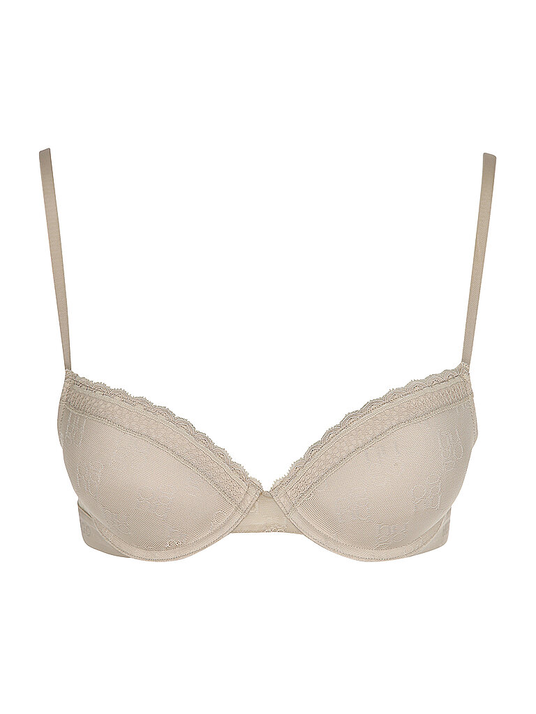 HUGO Push Up BH SARTORIAL light / pastel brown hellbraun 75B damen