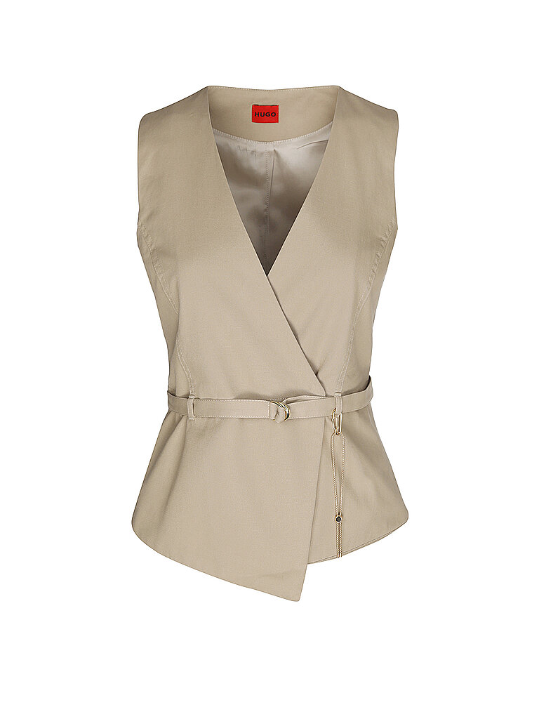 HUGO Gilet AHELLA-1-W hellbraun 38 damen