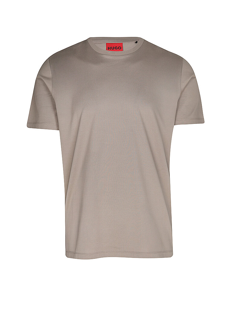 HUGO T-Shirt DIMERSTEE hellbraun S herren