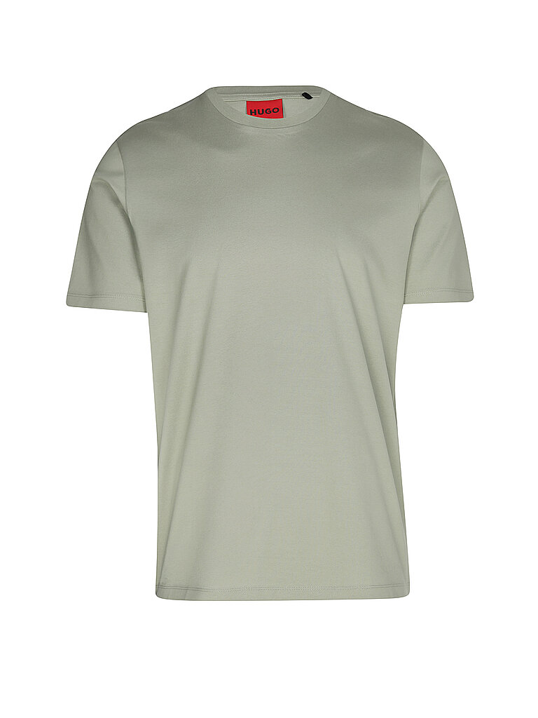 HUGO T-Shirt DIMERSTEE hellgrün M herren