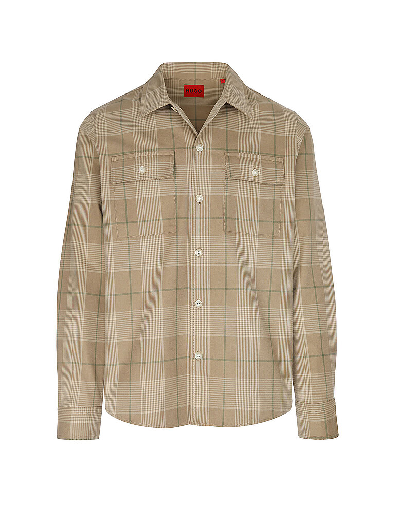 HUGO Overshirt ERNIO beige | XXL