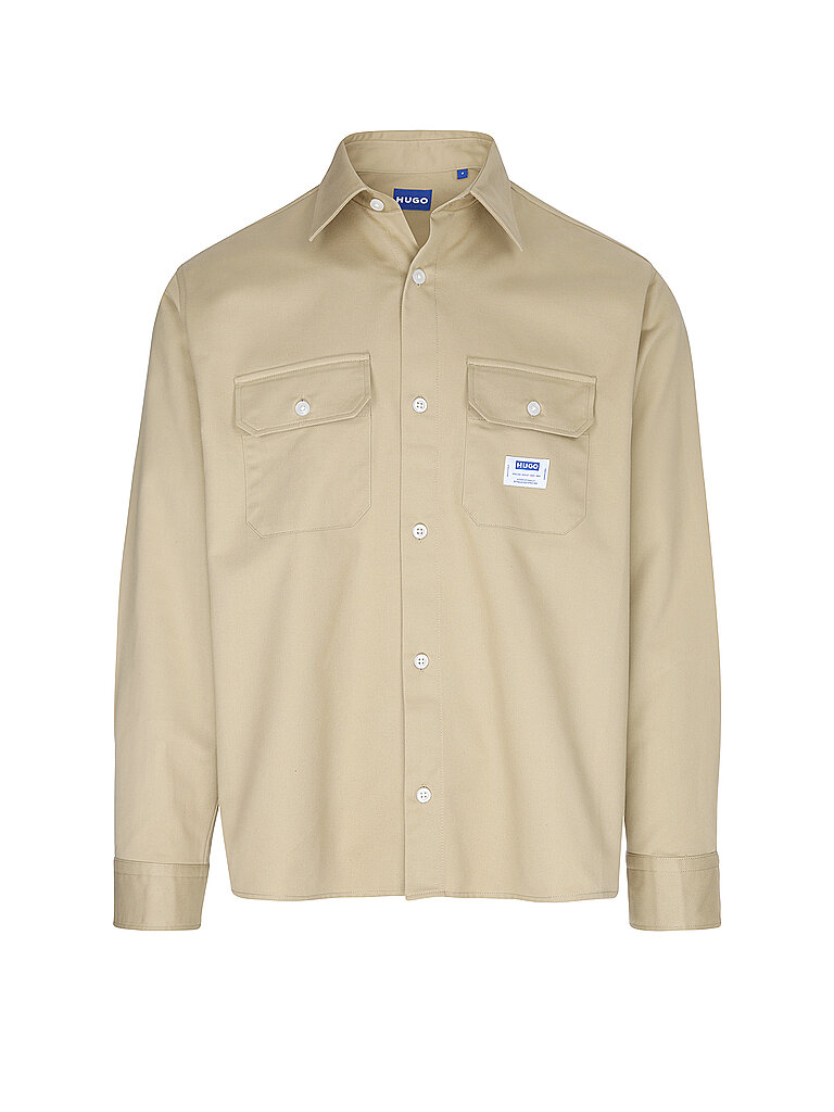 HUGO Overshirt EKYNONE_1 beige | XS