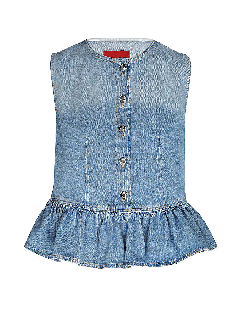 HUGO Top GIMMA blau S damen