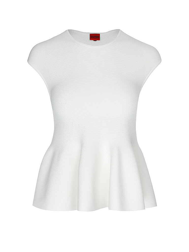 HUGO T-Shirt SIEFATA creme | XS