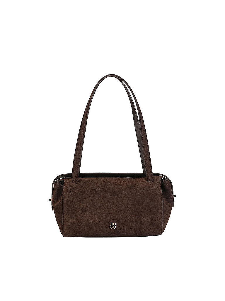 HUGO Ledertasche - Henkeltasche MEELO braun