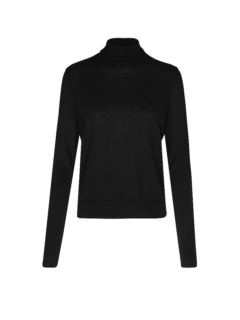 HUGO Rollkragenpullover SEDENNINA schwarz | XS