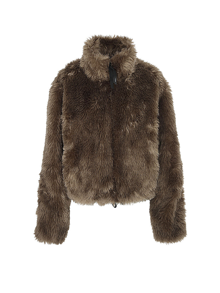 HUGO Jacke in Felloptik FELVER-1 braun | XS