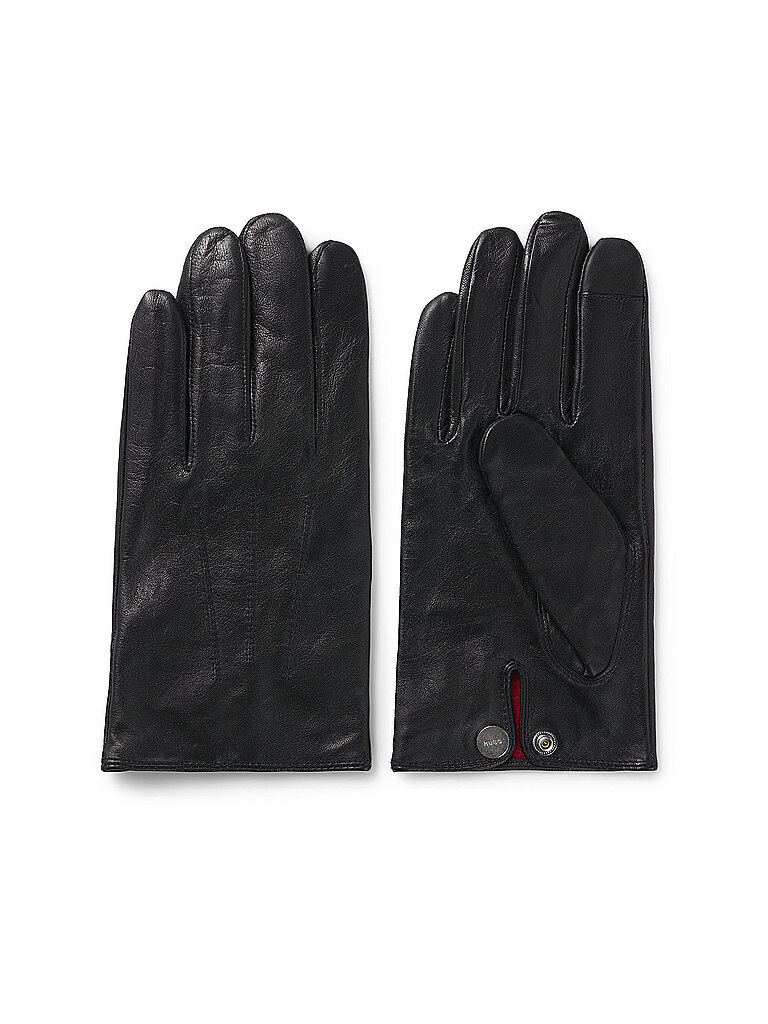 HUGO Lederhandschuhe JAAN schwarz | 9,5