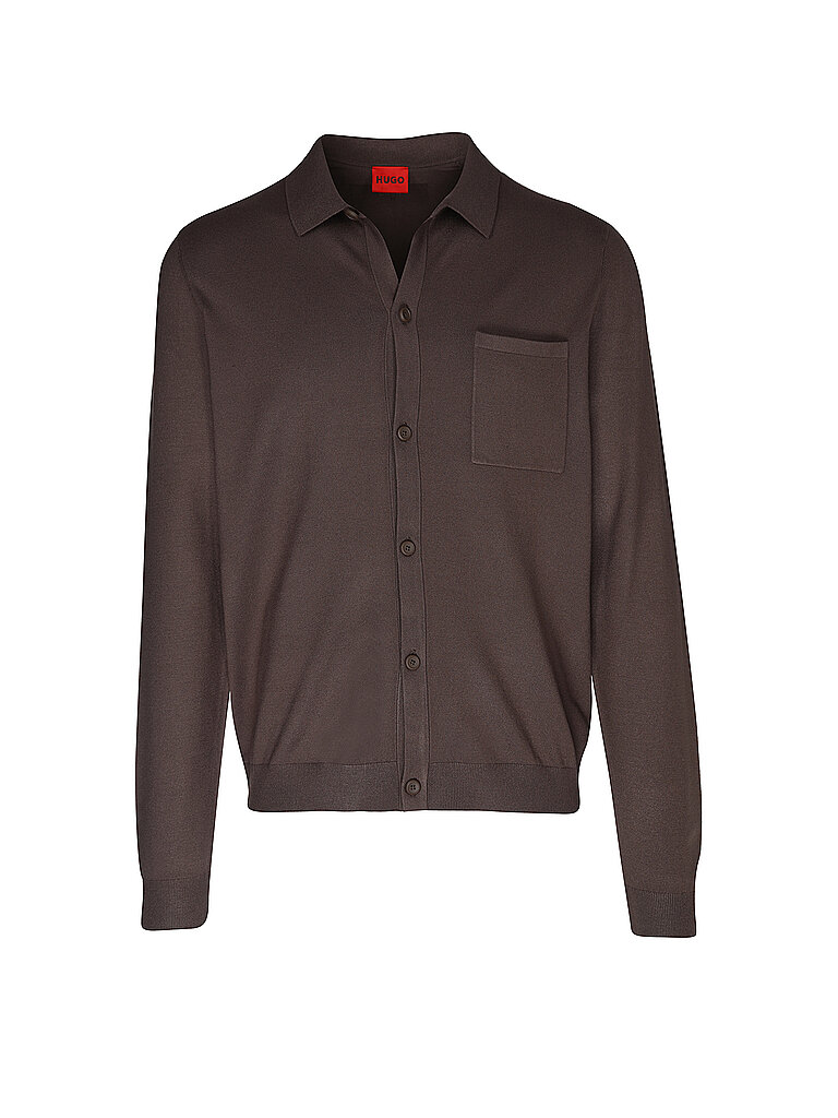 HUGO Overshirt SAN JORDAN braun | S