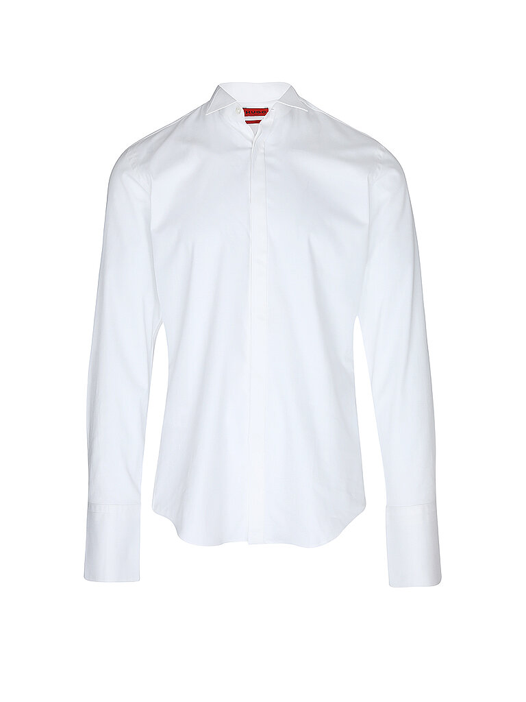 HUGO Hemd Slim Fit  weiss | 38