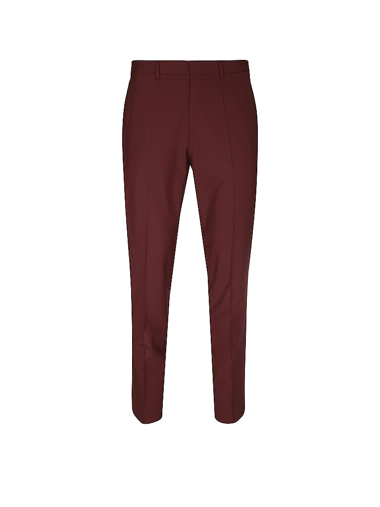 HUGO Anzughose Slim Fit HESTEN dunkelrot | 46