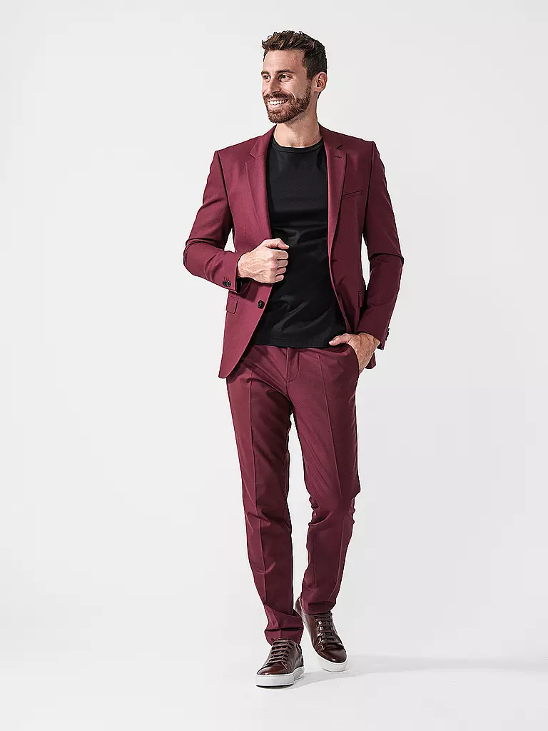 HUGO | Anzughose XSlim Fit | rot