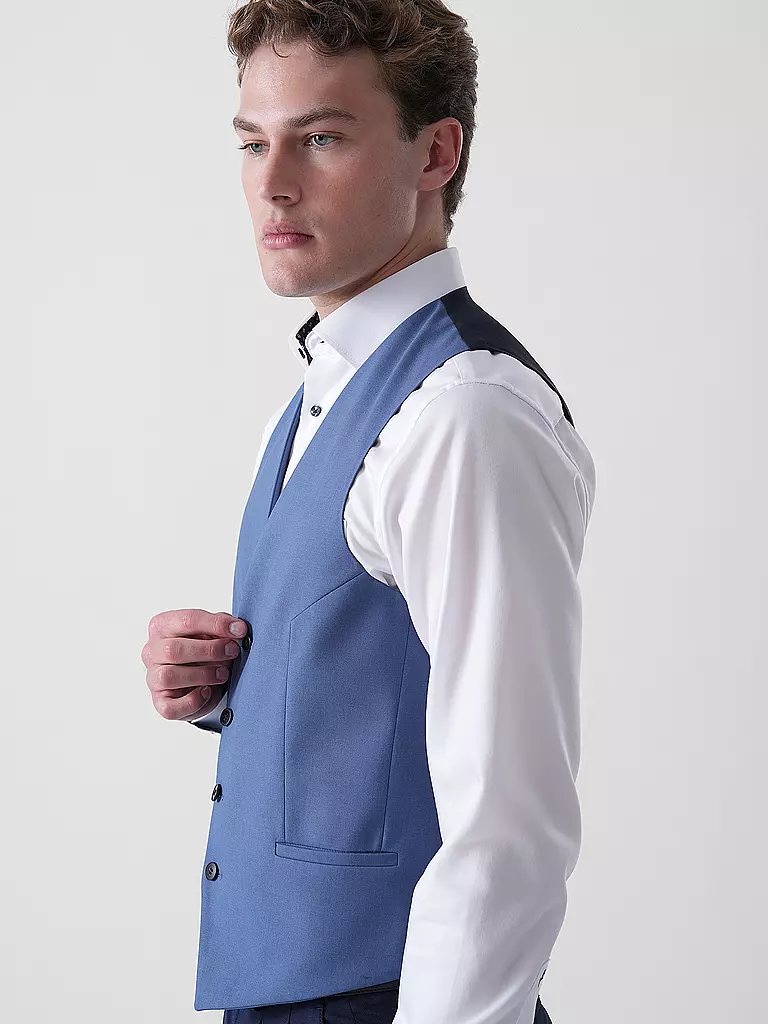 HUGO | Anzugweste VIN224 | blau