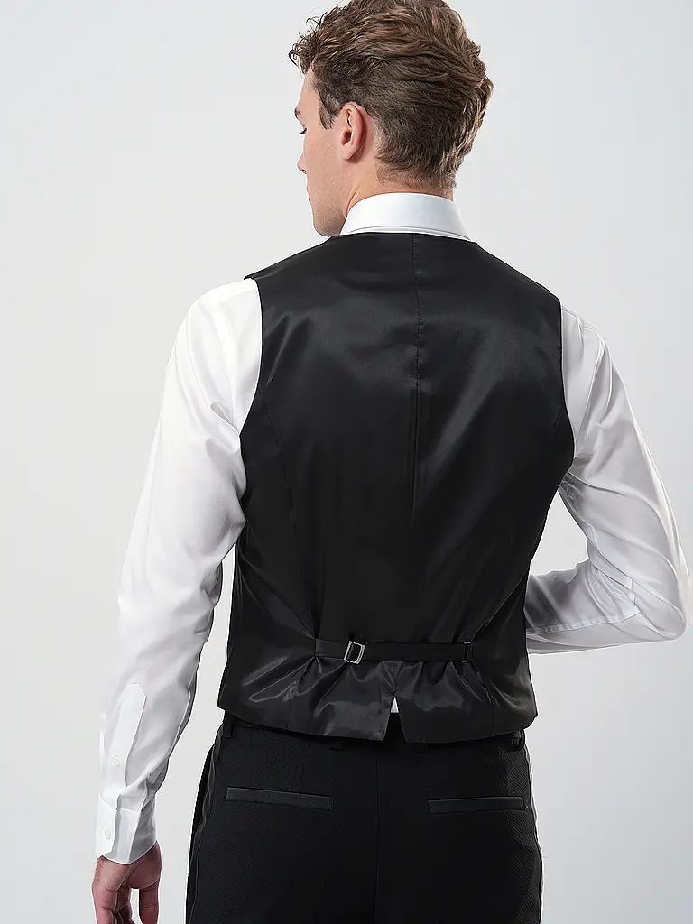 HUGO | Anzugweste VIN253X-MH  | Schwarz