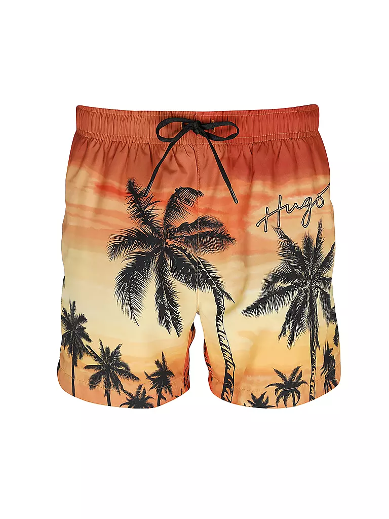 HUGO | Badeshorts | orange