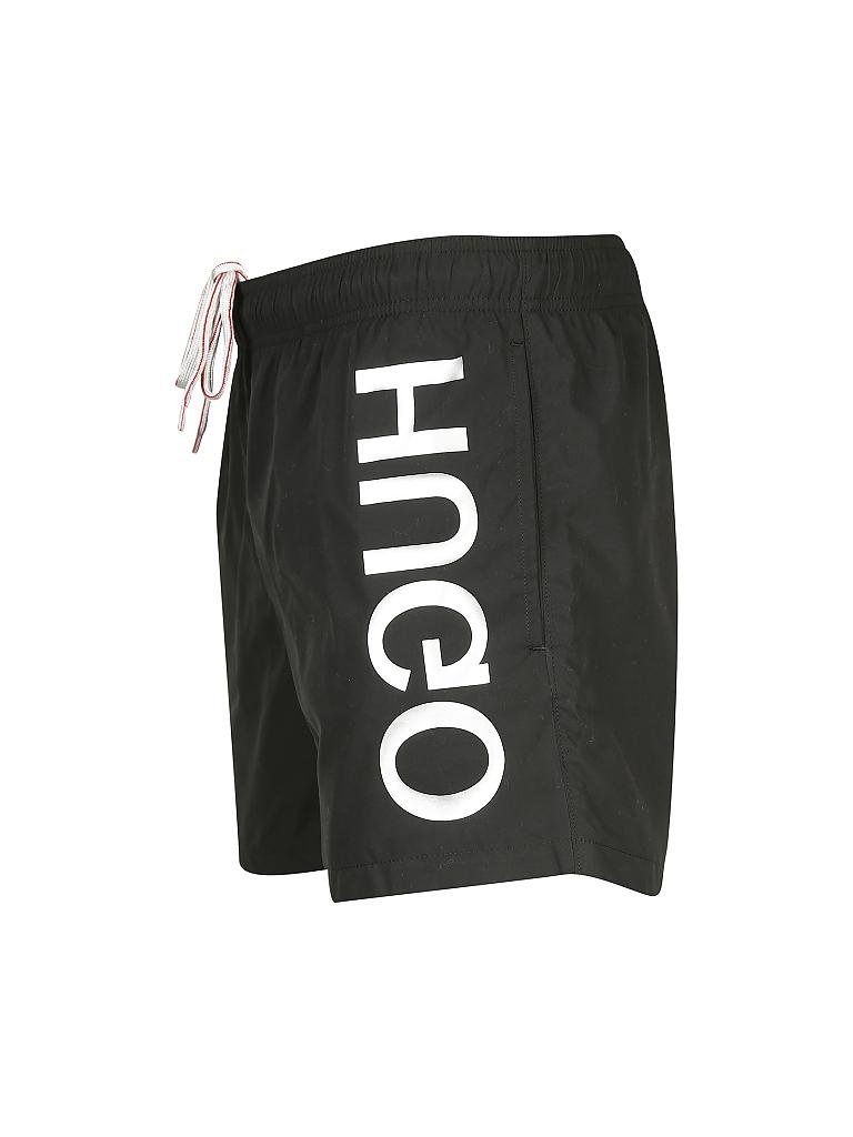 HUGO | Badeshorts | schwarz