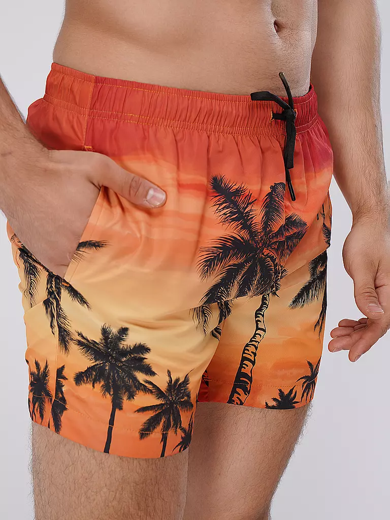 HUGO | Badeshorts | orange