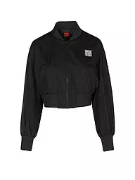 HUGO | Blouson Cropped Fit ASULANA | schwarz