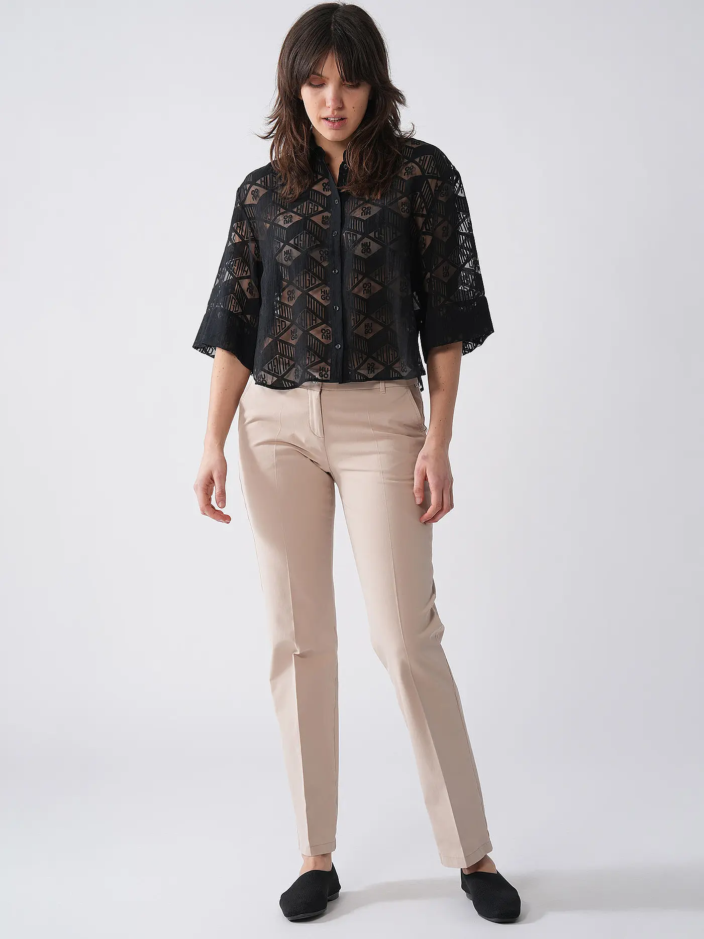 HUGO | Bluse EPHRAIMA | schwarz