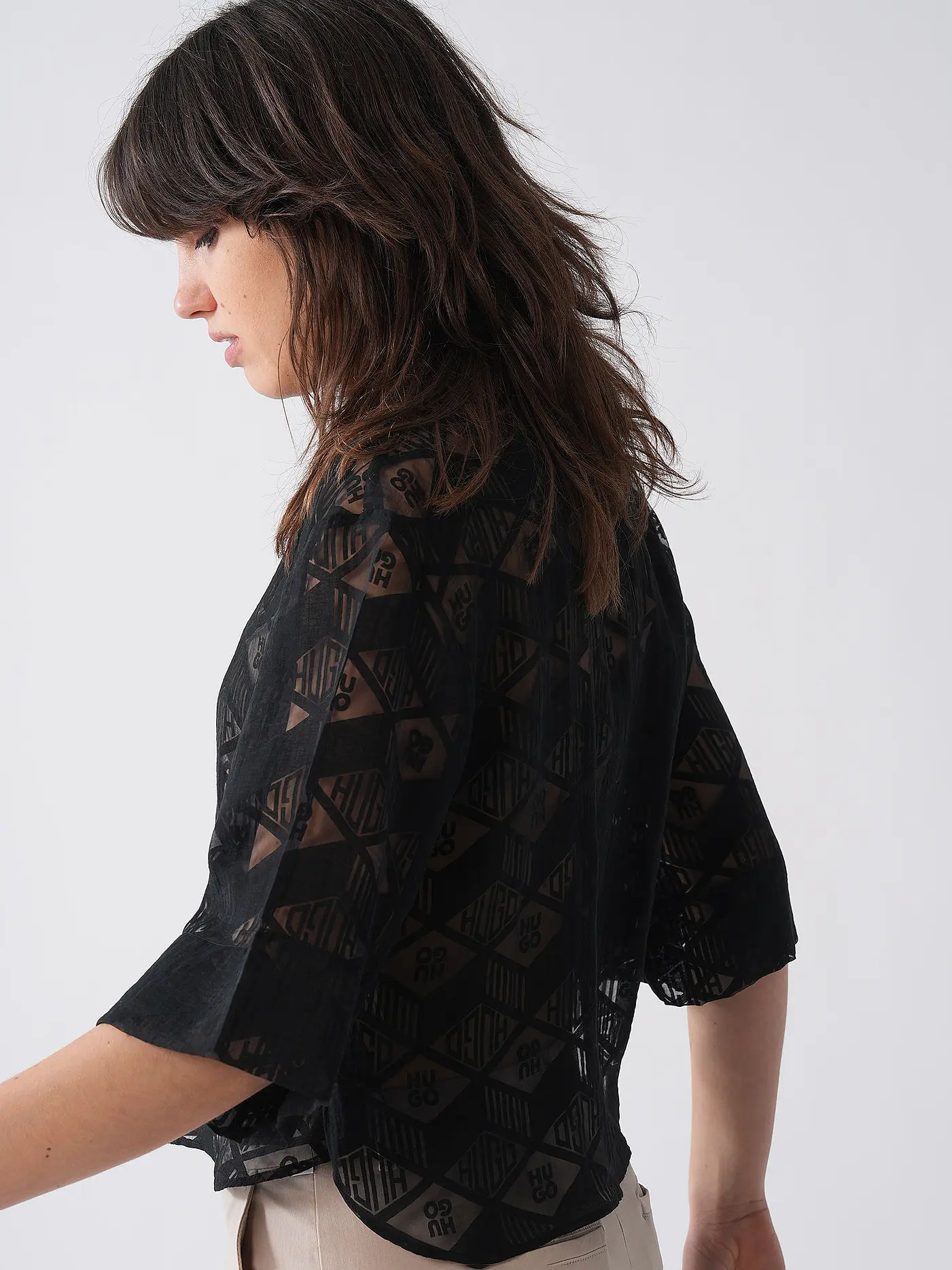 HUGO | Bluse EPHRAIMA | schwarz