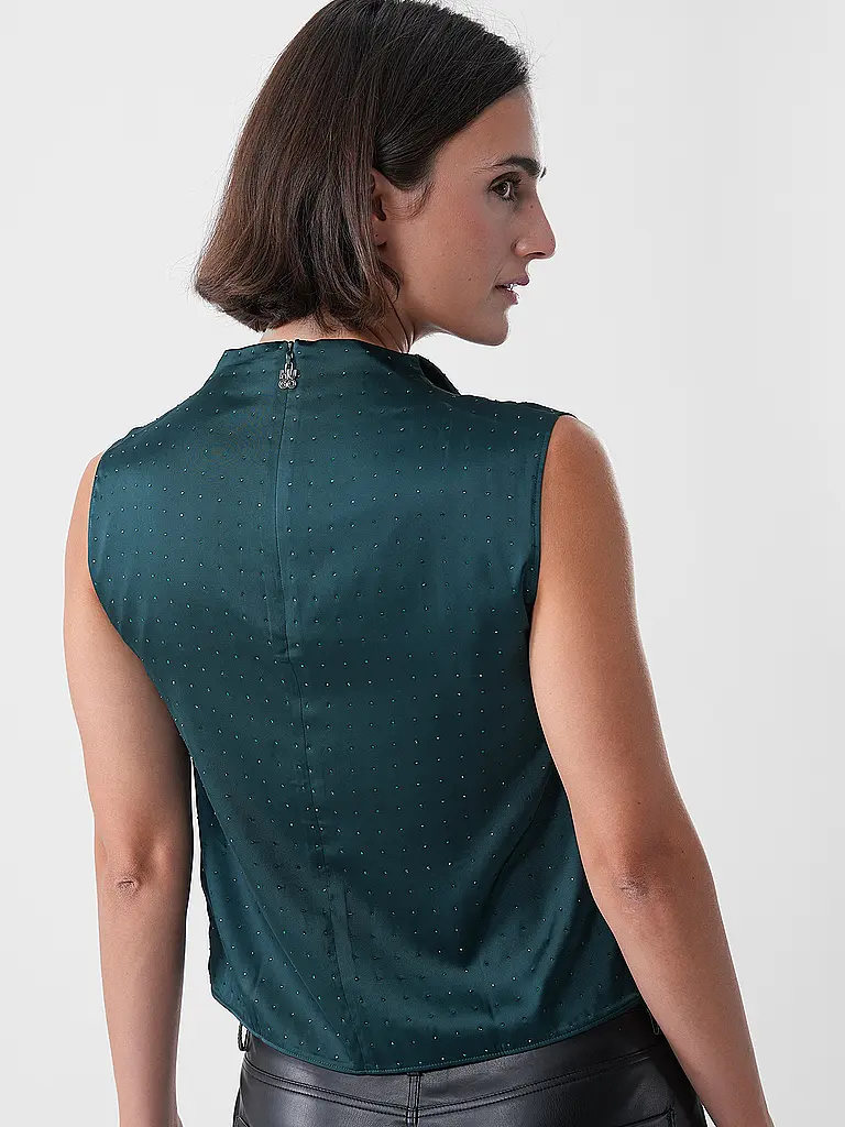 HUGO | Blusenshirt CASMINI-1 | Dunkelgrün