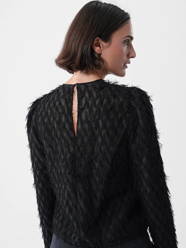 HUGO | Blusenshirt CUSANI-1 | Schwarz