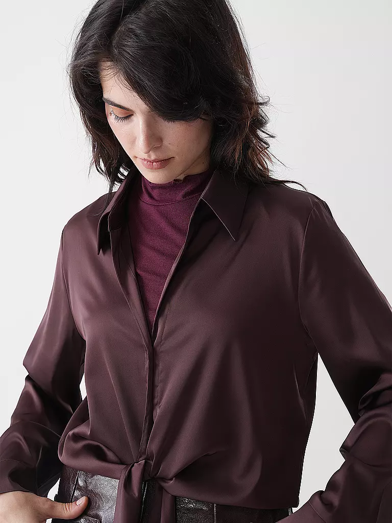 HUGO | Blusenshirt ERRIKA  | braun