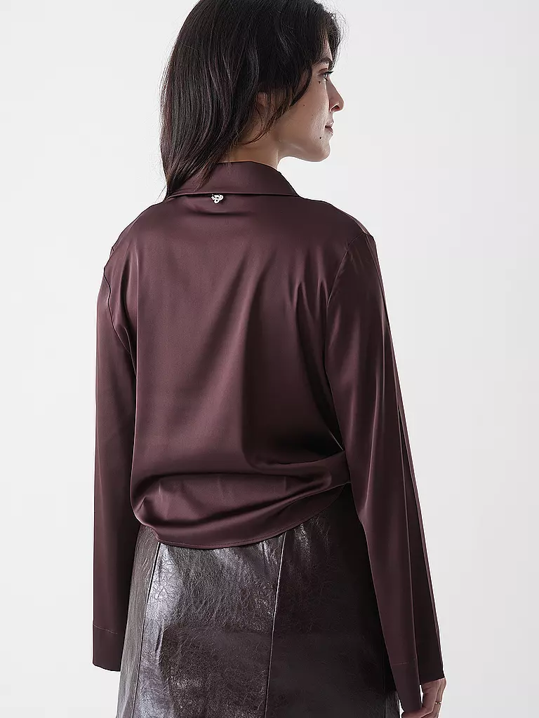 HUGO | Blusenshirt ERRIKA | braun